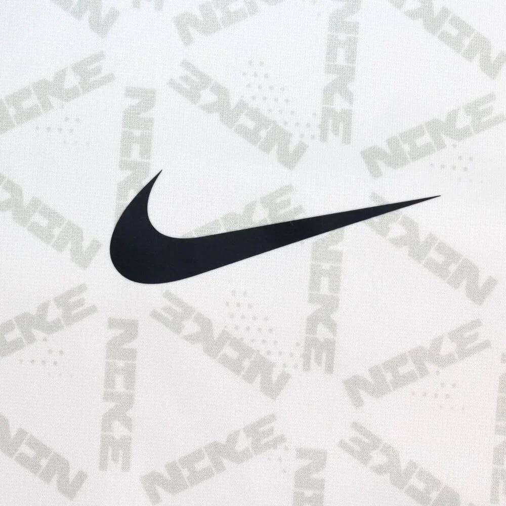 Nike Therma Fit 3XL All Over Print White Gray Hoodie Nike Spell Out Streetwear - Picture 9 of 16